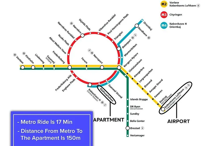 Spacious 3b W Double Beds Centre * Copenhague