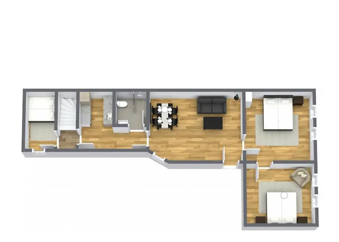 Spacious 3b W Double Beds Centre * Copenhague